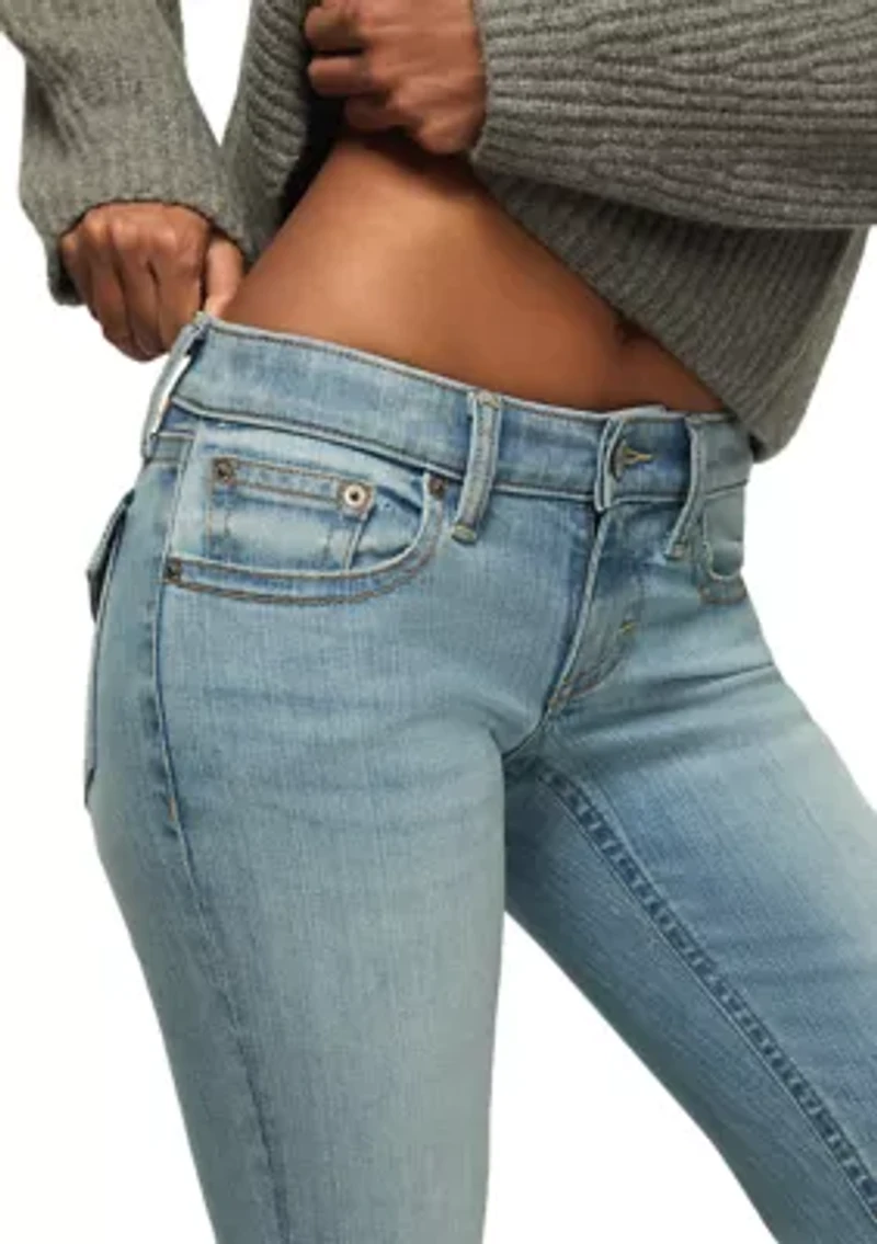 Women's Low Rise Flare Jeans