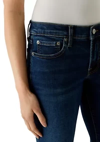 Mid-Rise Sweet Cuff Cropped Jeans