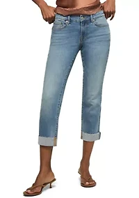 Women's Mid-Rise Cropped Jeans