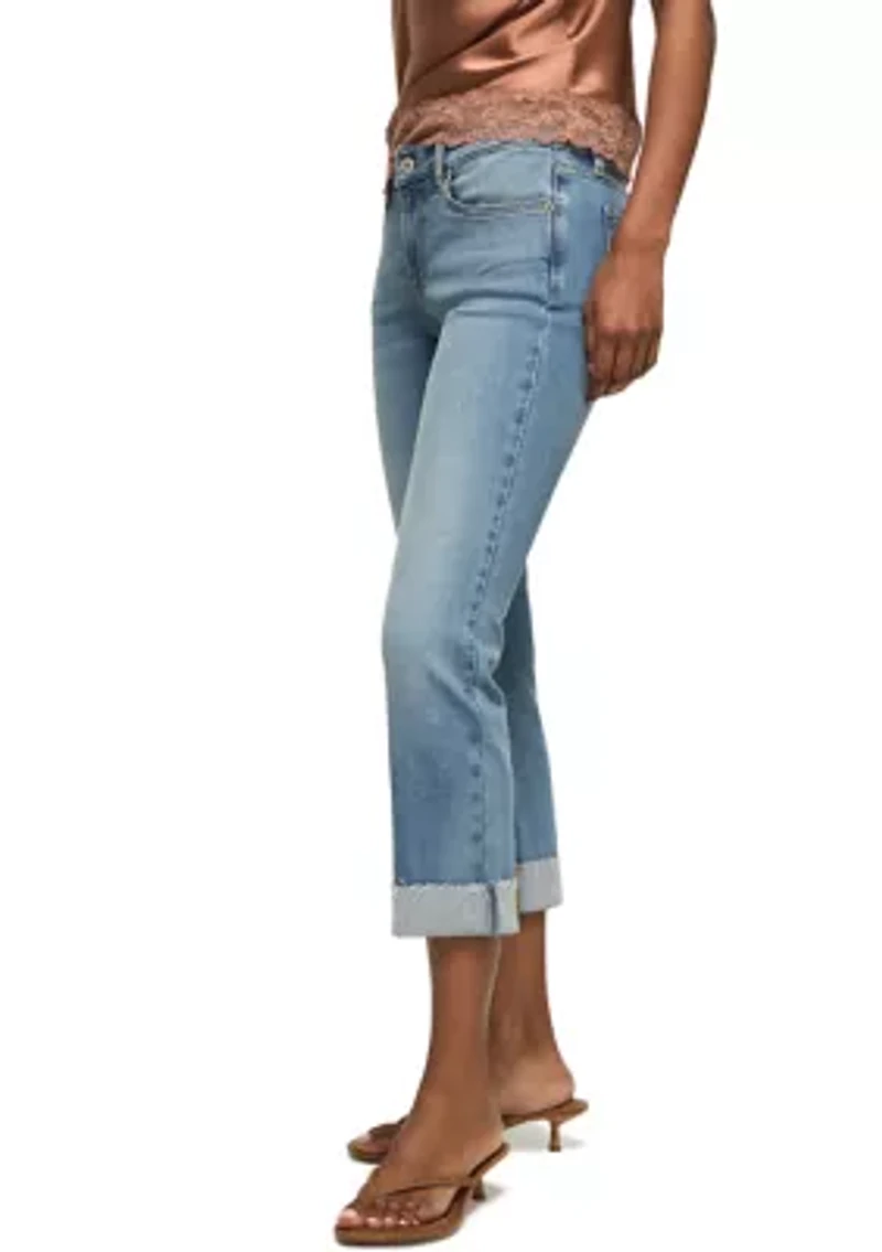 Women's Mid-Rise Cropped Jeans