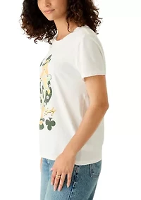 Women's Rolling Stones Clover Lips Graphic T-Shirt