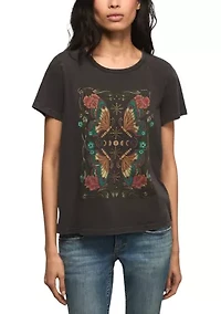 Mirror Butterfly Classic Crew T-Shirt