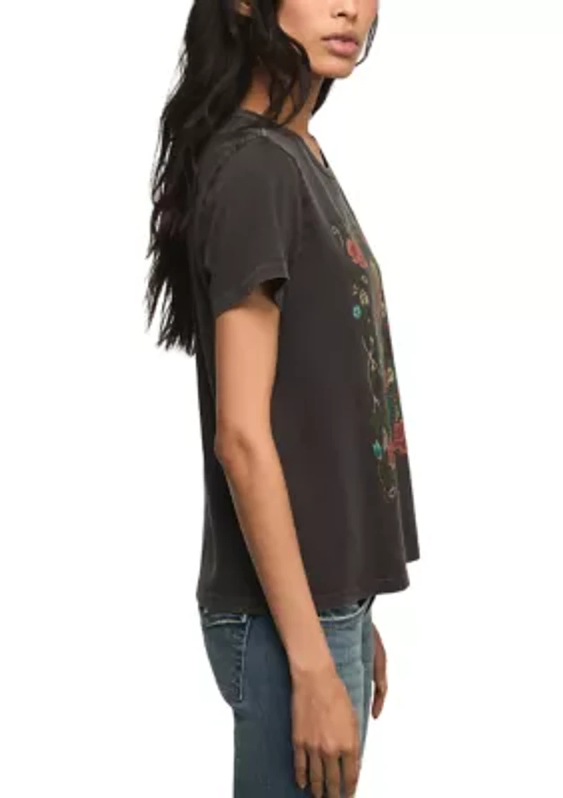 Mirror Butterfly Classic Crew T-Shirt