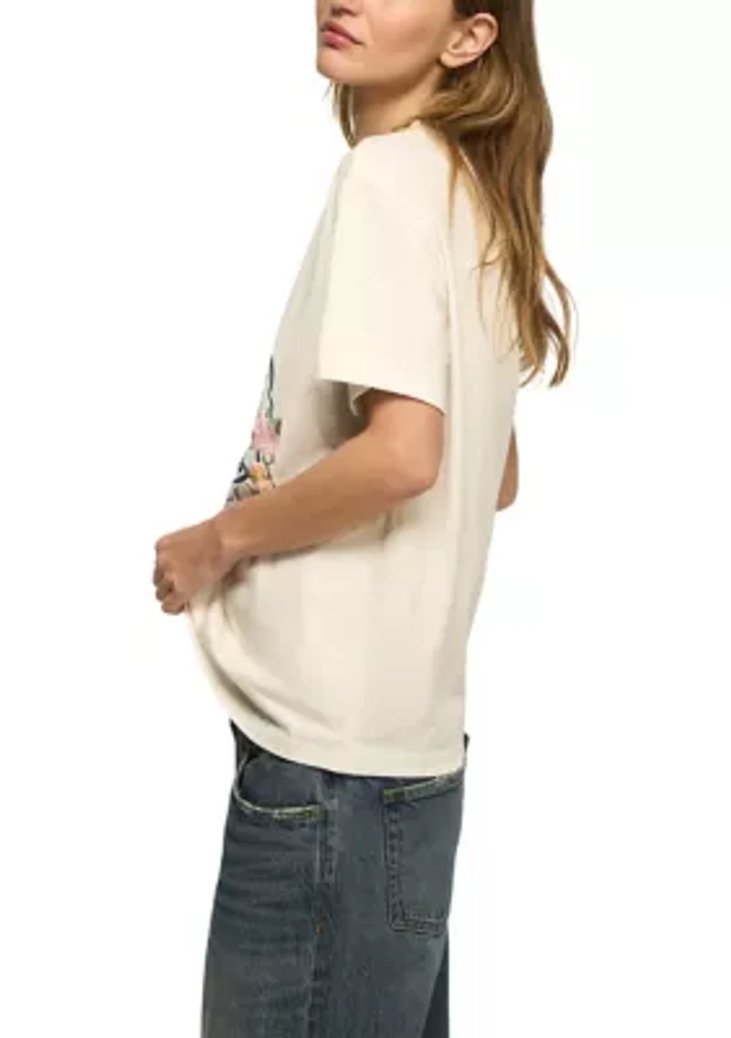 Floral Frame Classic Crew T-Shirt