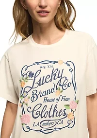 Floral Frame Classic Crew T-Shirt