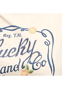 Floral Frame Classic Crew T-Shirt