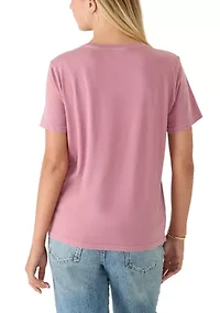 Women's Woodstock Peace Love Music Classic Graphic Shirt