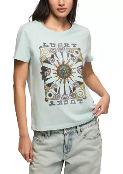 Floral Poster Graphic T-Shirt