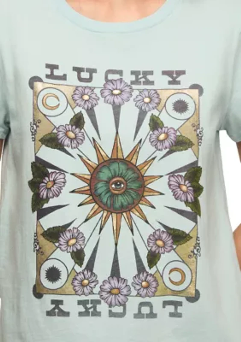Floral Poster Graphic T-Shirt