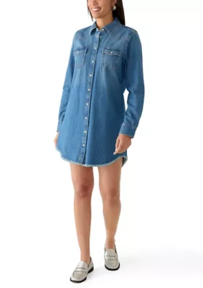 Women's Denim Shirtdress