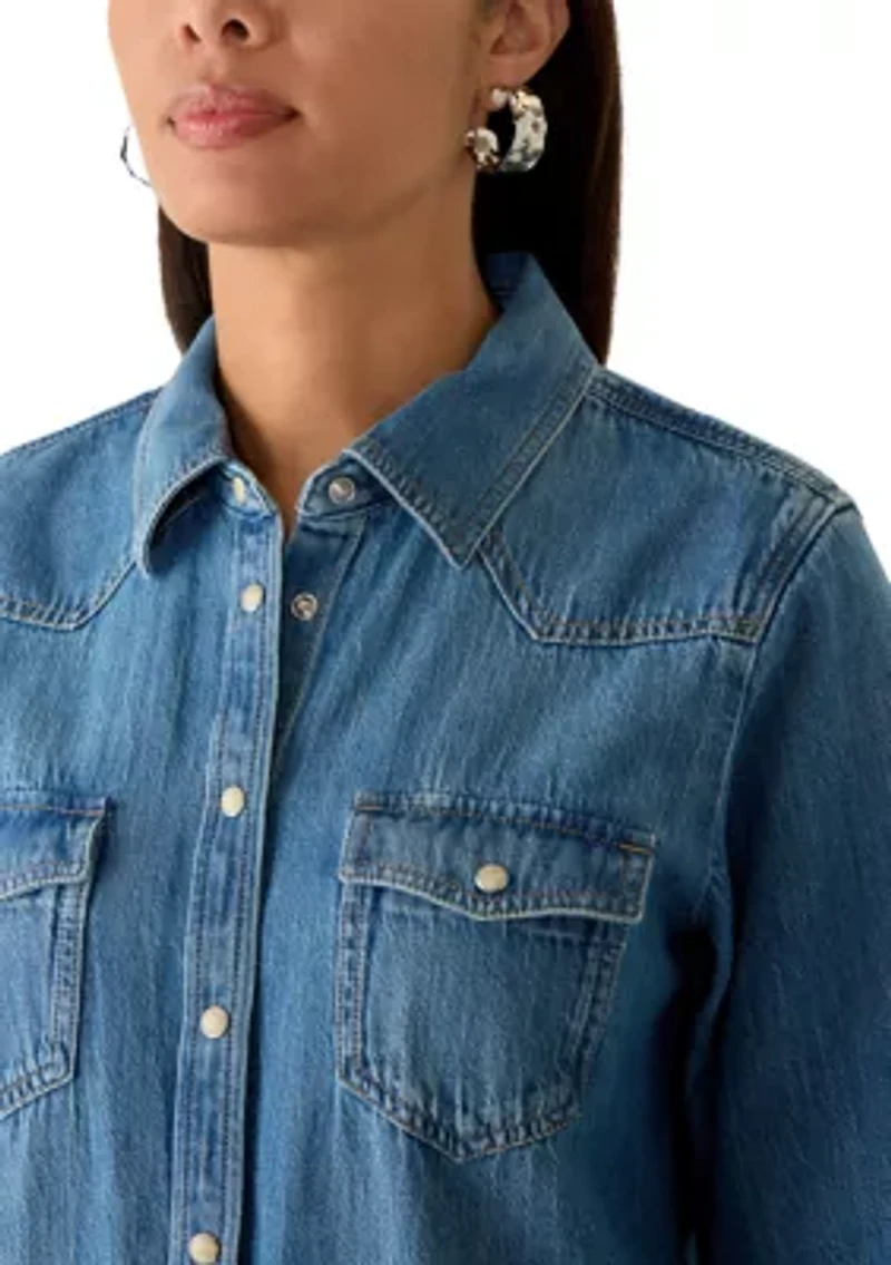 Women's Denim Shirtdress