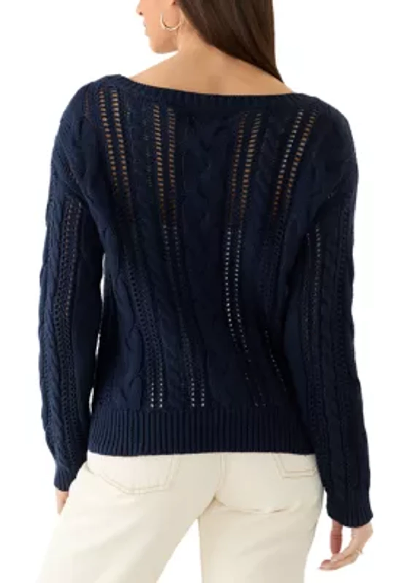 Women's American Flag Sweater