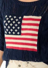 Women's American Flag Sweater