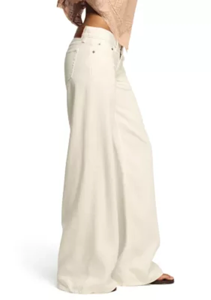 Women's Wide Leg Drapey Jeans