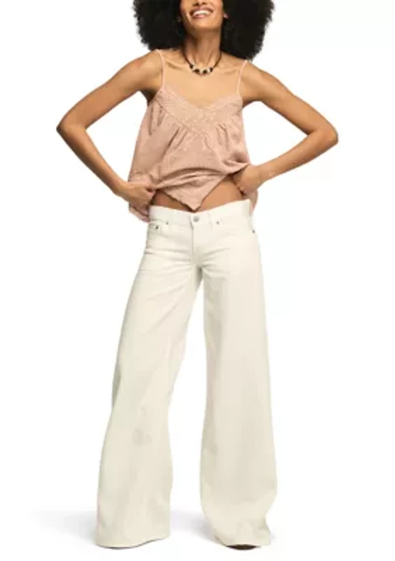 Women's Wide Leg Drapey Jeans