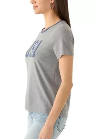 Women's USA Graphic Ringer T-Shirt