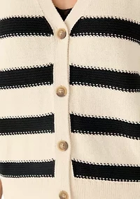Women's Striped Sweater Vest