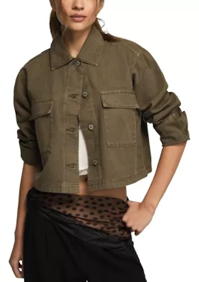Women's Denim Utility Jacket