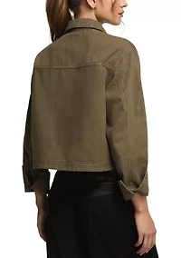 Women's Denim Utility Jacket