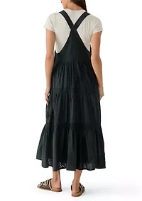 Women's Cutwork Overall Maxi Dress