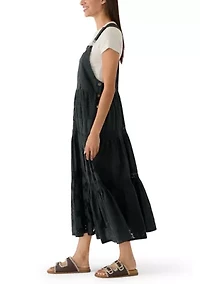 Women's Cutwork Overall Maxi Dress