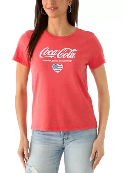 Women's Short Sleeve Coca-Cola Graphic T-Shirt