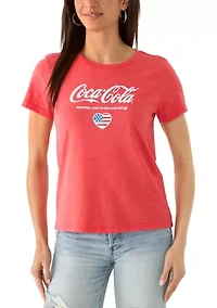 Women's Short Sleeve Coca-Cola Graphic T-Shirt