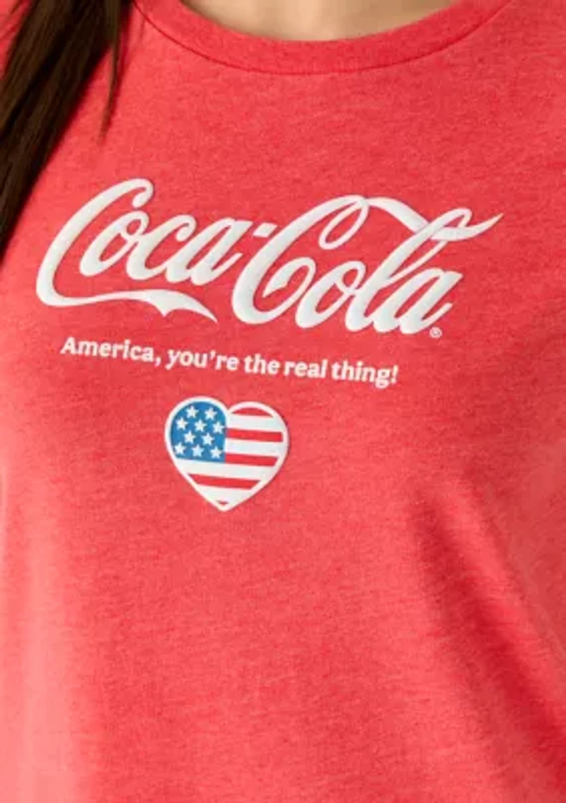 Women's Short Sleeve Coca-Cola Graphic T-Shirt