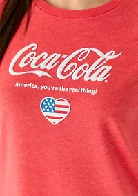 Women's Short Sleeve Coca-Cola Graphic T-Shirt