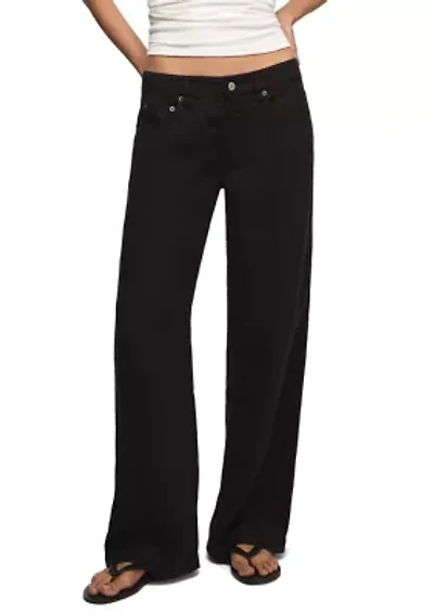 Women's Baggy Linen Wide Leg Pants