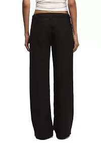 Women's Baggy Linen Wide Leg Pants
