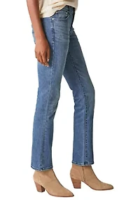 Mid Rise Sweet Straight Jeans