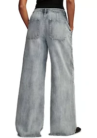 Patch Pocket Pull On Jeans