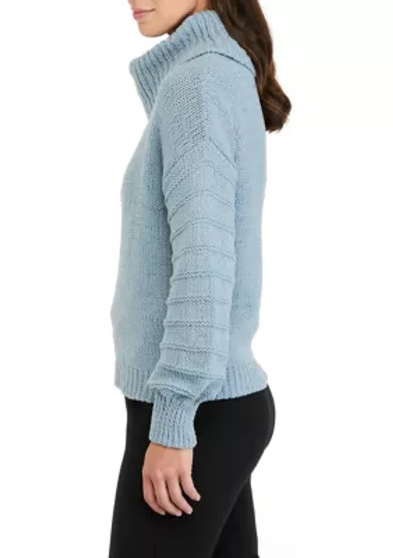 Women's Long Sleeve Cowl Neck Sweater
