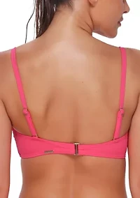 Women's Shirred Bikini Top