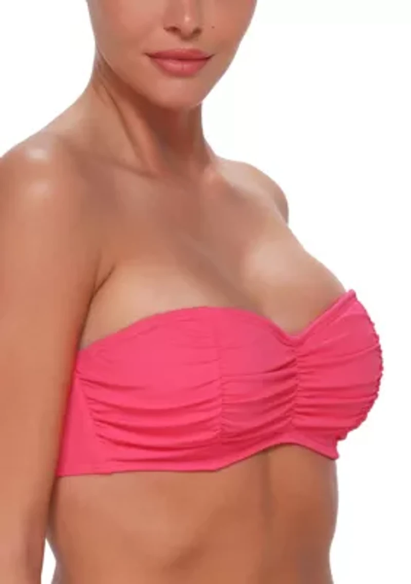 Women's Shirred Bikini Top