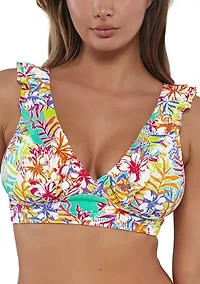 Botanical Bliss Sandbar Willa Wireless Bikini Top