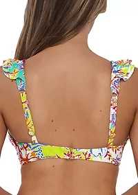 Botanical Bliss Sandbar Willa Wireless Bikini Top