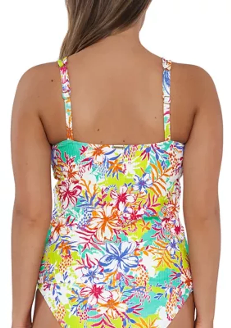 Botanical Bliss Sandbar Tankini Top