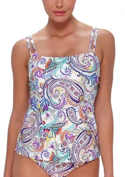 Women's Tide Pool Twist Tankini Top