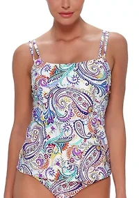 Women's Tide Pool Twist Tankini Top