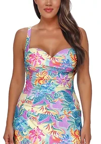 Women's Aloha Vista Sienna Shirred Bikini Dress