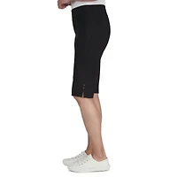 Solid Color Tech Stretch Skimmer with Elastic Waistband