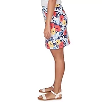 PRINTED TECH STRETCH PULL ON SKORT