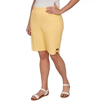 SOLID TECH STRETCH BERMUDA SHORTS