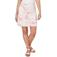 PRINTED TECH STRETCH PULL ON SKORT