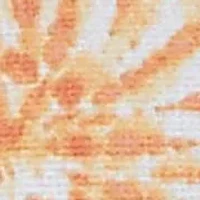 PRINTED KNIT CRINKLE SHORT SLEEVE HENLEY