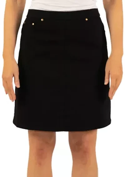 Tech Stretch Pull On Skort with Elastic Waistband