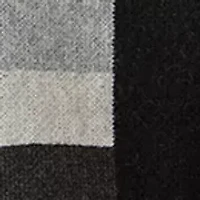 Women's Long Sleeve Printed Poncho Turtleneck Sweater