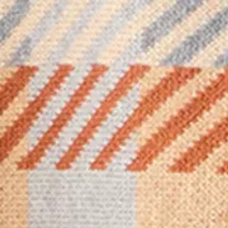 Women's Printed Poncho Turtleneck Sweater